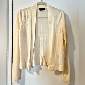 Banana Republic 100% Merino Wool Cream Cardigan | Size Large